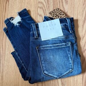 Petra Women's Dark Blue Skinny Jeans